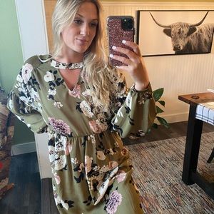 Boutique Brand Floral Dress